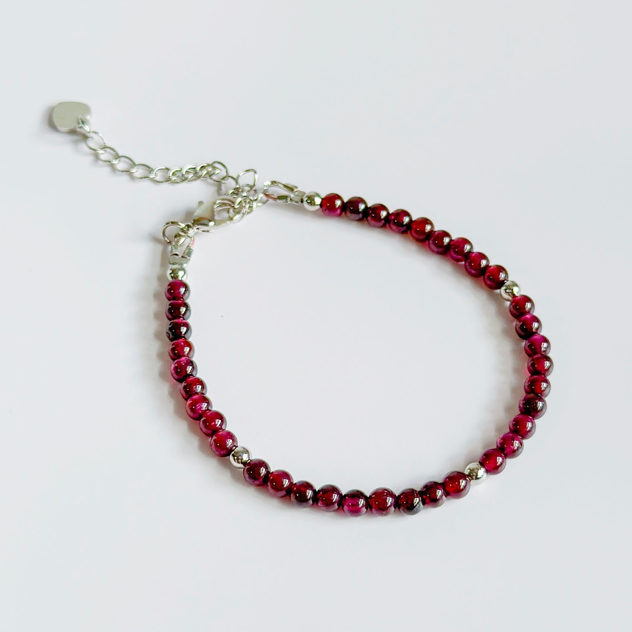 Dainty Royal Purple Garnet Bracelet