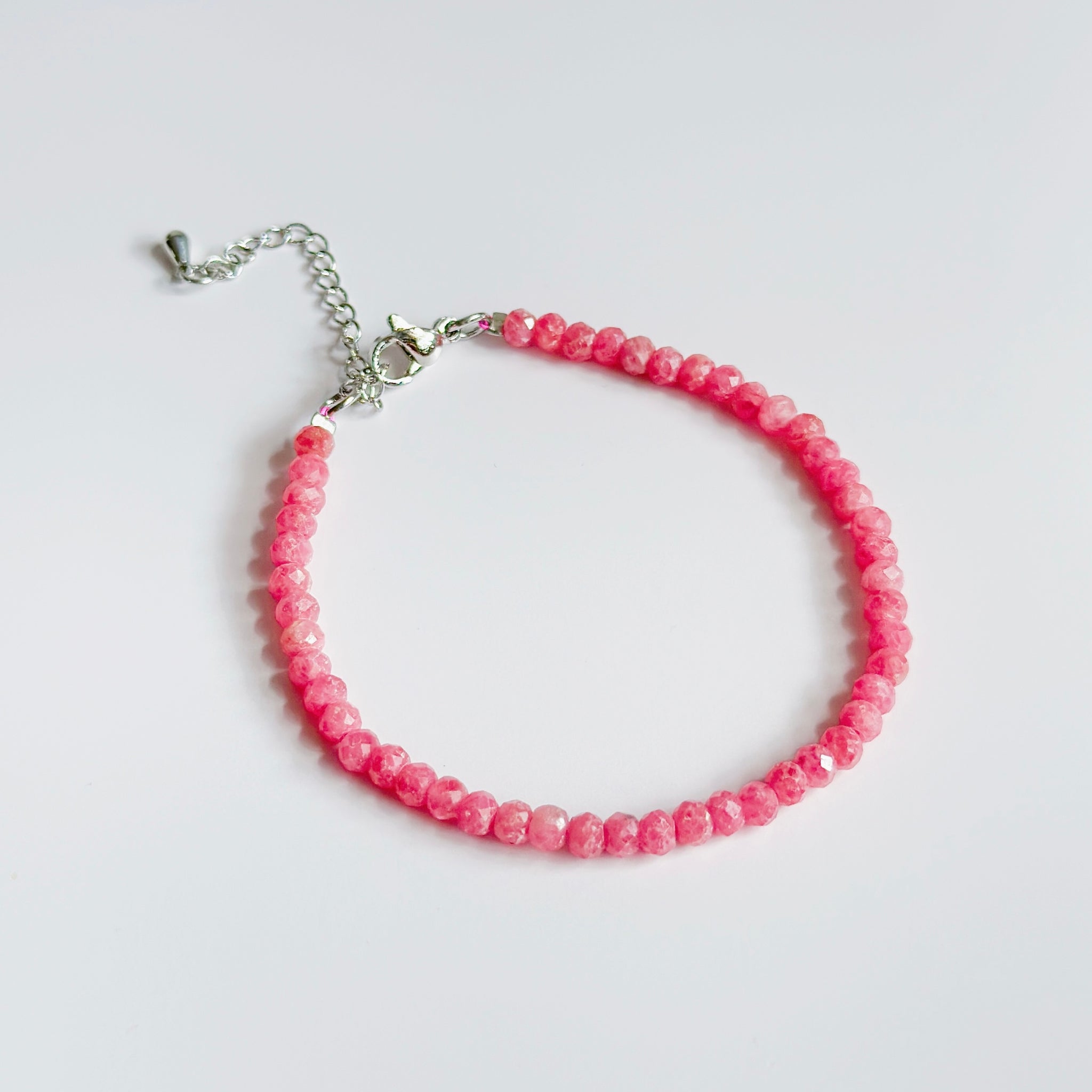 Dainty Rhodonite Bracelet