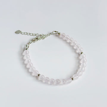 Dainty Rose Quartz Bracelet